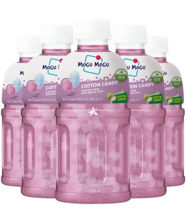 Mogu Mogu Sweet Drinks Bundle: Cotton Candy 6x320ml + Bubble Gum 6x320ml (12x320ml) With Nata de Coco Boxed Treatz - Buy Online on GoSupps.com