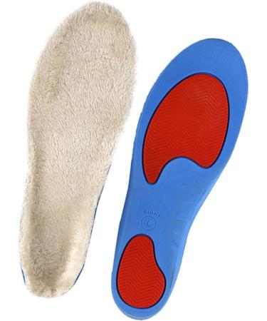 NOLITOY Sports Shoe Inserts - Soft Fleece Insoles for Plantar Support Comfort & Shock Absorption | Ideal for Casual Dress & Walking Boots - White Full Pad Size M - Buy Online on GoSupps.com
