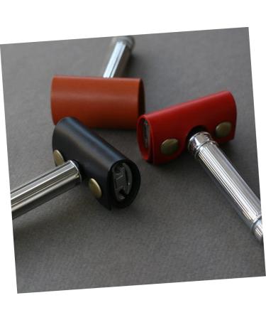 Frcolor 10 STK Leather Holster Travel Accessories for Men - Classic Razor Storage Box in Black | Ideal for Grooming & Travel - Buy Online on GoSupps.com