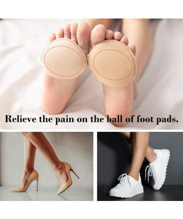 Women s Forefoot Pads - 6 Pairs Separate Toes Cushion for Foot Pain Relief | Unisex Sponge Ball of Foot Support - Buy Online on GoSupps.com