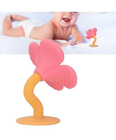 Unique Cherry Pink Baby Teether Toy - High Temperature Resistant & Easy to Grip for International Shipping - Buy Online on GoSupps.com