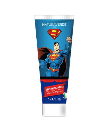 Naturaverde | Kids - Superman - Toothpaste with sweet mint for children children's toothpaste with a gentle formula Superman toothpaste 75 ml
