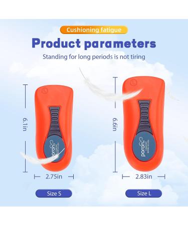 Orthotic Shoe Insoles - High Arch Support for Plantar Fasciitis & Pain Relief - Men and Women Shoe Inserts for Work Boots & Sneakers (Large) - Buy Online on GoSupps.com