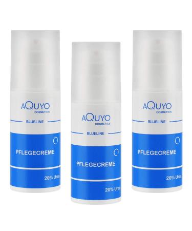 Blure 20% urea cream shirt cream for very dry and horny skin care cream for psoriasis and neurodermatitis cornea gather and cornea remover (3x 100ml) 100 ml (3 Pack)