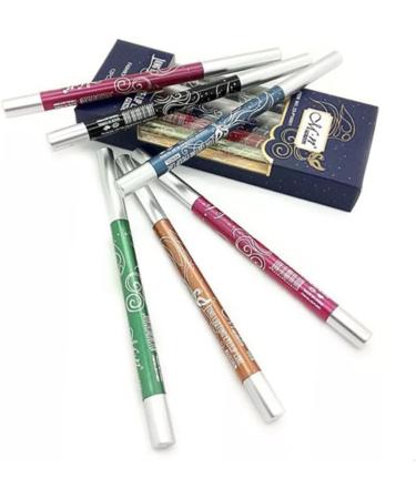 Balacoo 12 Pcs Waterproof Eye Liner Pencil Women Cosmetic Pen Eye Shadow Pencil Water Proof Lipstick Pen - Buy Online on GoSupps.com