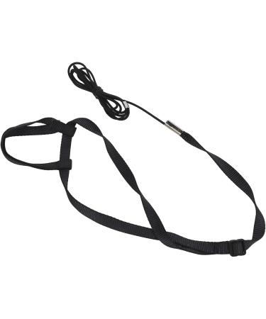 Buy Psopp Bird Dishes & Leash for Parrots | Adjustable PAPPAGES-FREILLEINE for Grayka Cadu Black L - International Shipping - Buy Online on GoSupps.com
