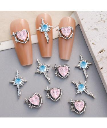 16 Styles Luxury Moon & Star Nail Charms - 3D Bow Butterfly & Rhinestone Nail Art Accessories for Acrylic Nails - Y2K Metal Nail Jewels - Buy Online on GoSupps.com