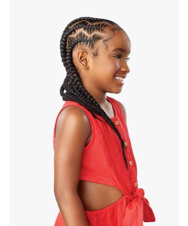 Sensationnel African Collection 3X X-PRESSION Kids Pre-Stretched Braid 28" (3-Pack SM1B/BG) - Ideal for Easy Braiding & Styling | Shop Internationally - Buy Online on GoSupps.com