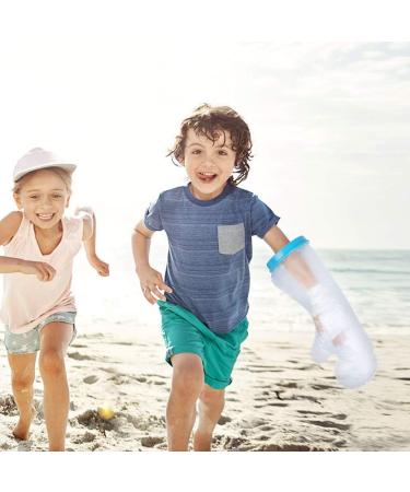 Kids Waterproof Arm Cast Cover - Protects Broken Arm, Wrist, Hand, Fingers - Watertight Seal for Shower - Fits Left or Right Arm - Buy Online on GoSupps.com