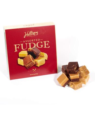 Hall's Assorted Fudge 1 Pound - Delicious Variety of Gourmet Fudge Flavors - Buy Online on GoSupps.com