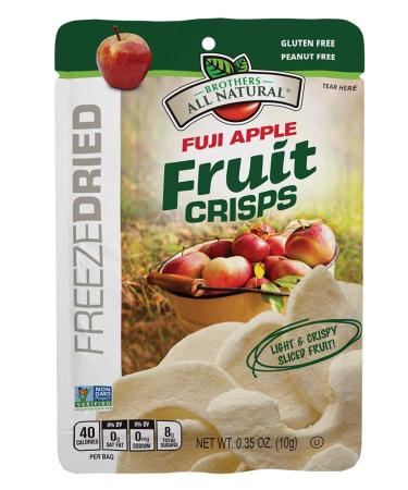 Brothers-ALL-Natural Fuji Apple Crisps â€“ 0.35 oz Bags (Pack of 24) | Healthy Snack - Buy Online on GoSupps.com