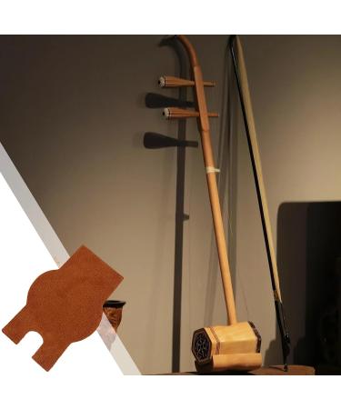 Fmzrbnih erhuAccessories Aanti Skid Pad 5.31x2.56in Brown Cowhide erhuPad Long-Lasting Aanti Slip Mat | Musical Instrument erhuAccessory for Players Cushion Protection Non Slip Performance Pad - Buy Online on GoSupps.com