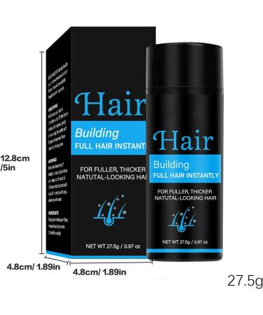 thick fiber for men hair fibers for thinning hair natural hair touch up for roots hair thickening products waterproof long lasting powder - Buy Online on GoSupps.com