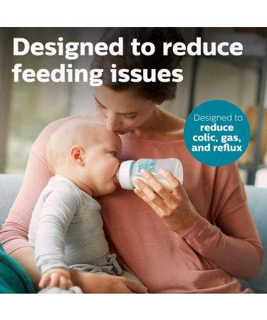 Philips Avent Anti-colic Baby Bottle with AirFree Vent 9oz 3 pack SCY703/03 3-pack 9oz - Buy Online on GoSupps.com