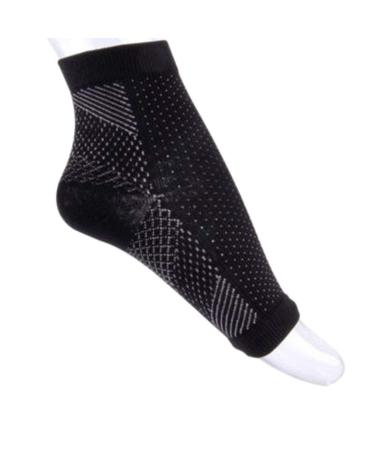 ISTOVO 1 Pair Foot Ankle Compression Stockings Anti Fatigue Varicose Veins Feet Sleeve Outdoor L/XL