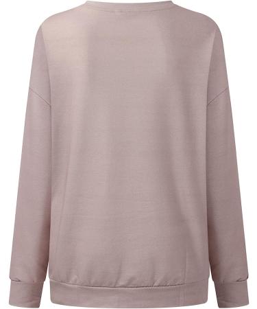 Cute Coffee Print Sweatshirt for Women 2022 - Soft Long Sleeve Pullover Crewneck Top - Buy Online on GoSupps.com