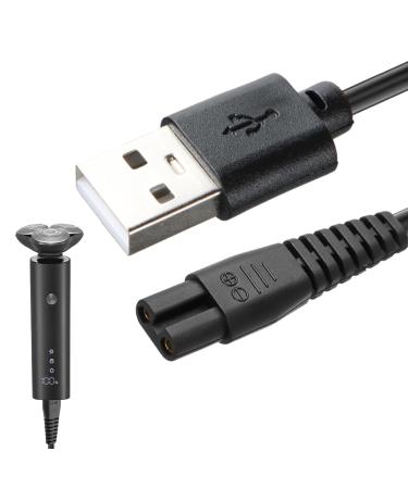 USB charging cable for electric shaver compatible with Xiaomi Mijia Razor MJTXD01SKS replacement cable