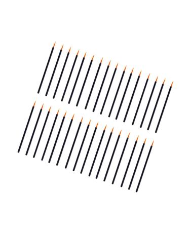 VINTORKY 100pcs Gloss Point Eyeliner Applicator Fine Tool Wands Cosmetic Makeup Brush Disposable Lip