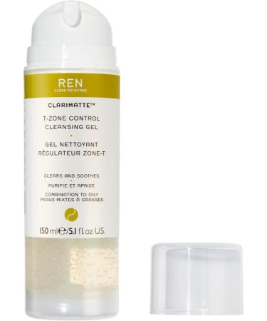 Ren Clarimatte T-Zone Control Cleansing Gel 150ml - Buy Online on GoSupps.com