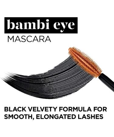 L'Oreal Paris Bambi Eye Washable Mascara Doe Eyes Lasting Volume Length & Lift Definition No Clumping No Smudging Black Brown 0.28 Fl. Oz Washable Black Brown - Buy Online on GoSupps.com