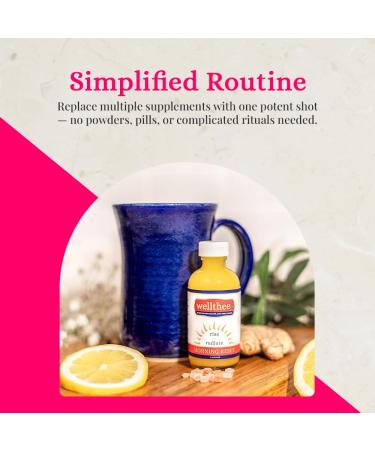 MORNING RESET Apple Cider Vinegar Beverage Shot with Lemon Ginger Turmeric Cinnamon & Cayenne 2 oz Bottles 2-Pack Lemon Ginger 2 - Buy Online on GoSupps.com