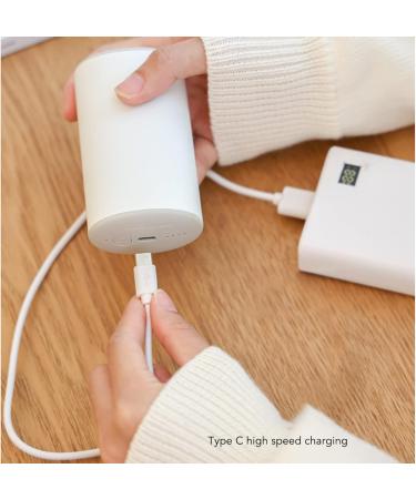 Fit for Mini Hand Warmer 6000mAh USB Charging Pocket Heater Constant 60 C Temperature Lightweight Winter Outdoor White - Buy Online on GoSupps.com