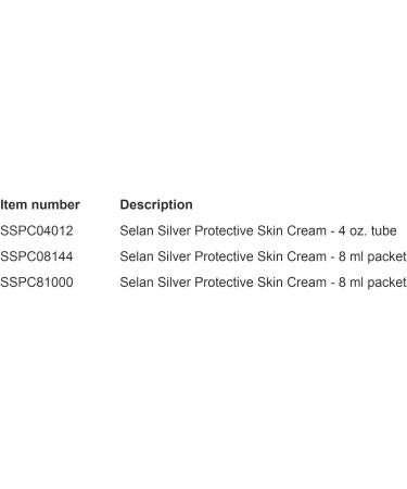 Selan Silver Skin Protectant 4oz Tube Scented Cream - Case of 12 | SSPC04012 - Buy Online on GoSupps.com