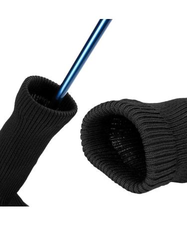 Black Golf Club Head Cover Set | Fits Driver, Fairway Woods, Hybrid | Interchangeable Tags | Golf Accessories - Buy Online on GoSupps.com