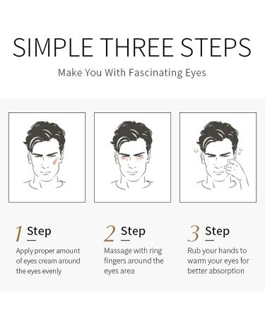Men's Day & Night Eye Cream 20g | Moisturizing & Firming Anti-Aging Retinol Formula for Dark Circles & Puffy Eyes - Buy Online on GoSupps.com