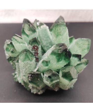 Natural Crystals and Stones 1pcs300-900g Newly Natural Green Ghost Quartz Crystal Cluster Crystals raw Gemstone Specimen for Home&Office Decoration for Decoration QINTINYIN Full of Texture (Size : 30 300-400g - Buy Online on GoSupps.com