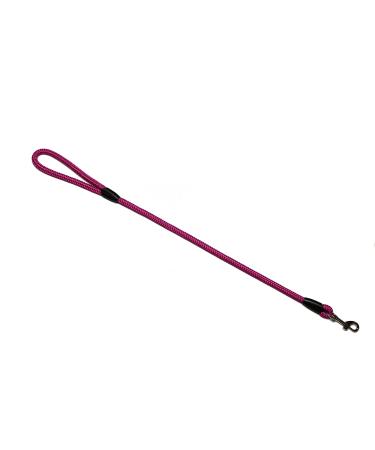 Leash - rope leash with hand loop Basic 10mm 27 colours 7 lengths (0.70 m pink) 0.70 m pink