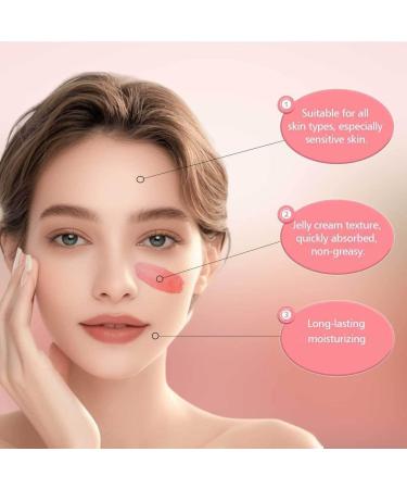  JIAOY Collagen Jelly Cream Hydrolyzed Collagen Collagen Face Cream Moisturizing Collagen Jelly Cream Reduces Fine Lines Dull Complexion Firmness (2PCS) - Buy Online on GoSupps.com