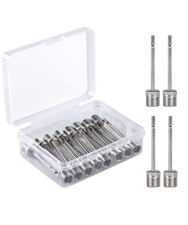 MoTrust Stainless Steel Air Pump Needle,Premium Inflation Needles,Pump Needle for Football, Basketball, Soccer, Volleyball or Rugby Balls with Portable Storage Box-16PACK
