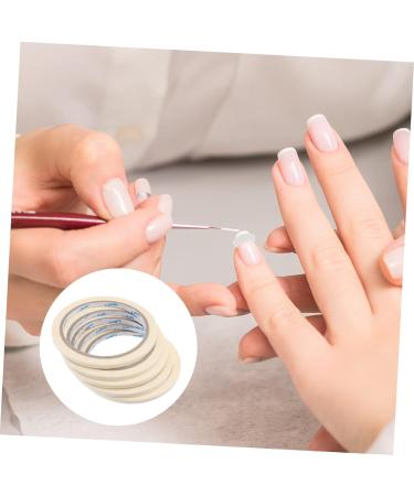 SOESFOUFU 5pcs Professional Masking Tape Line Nail Fingernail Art Tape Nail Line Tape Nail Striping Tape Nail Tool Nail Tape Nail Tips Tape Nail Glue Tape Decorate Pattern - Buy Online on GoSupps.com