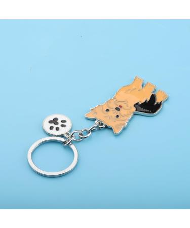 Ensianth Dog Keychain | Perfect Gifts for Dog Lovers | Puppy Paw Print Keyring for Dog Owners - Buy Online on GoSupps.com