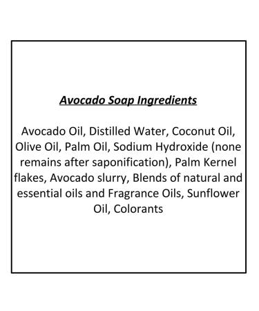 Buy Organic Avocado Soap Bar 4Oz - Handmade with Jasmine Essential Oils | Falls River Soap Company - Buy Online on GoSupps.com