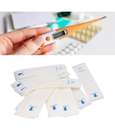 100 Pcs Digital Thermometer Probe Covers Universal Disposable Safe Hygienic Oral Thermometer Sleeve for Thermometer Accessories - Buy Online on GoSupps.com