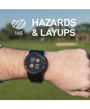 Shot Scope V5 GPS Golf Watch - 36K+ Pre-Installed Courses Shot Tracking No Subscription - Black Bezel & Bracelet - Buy Online on GoSupps.com