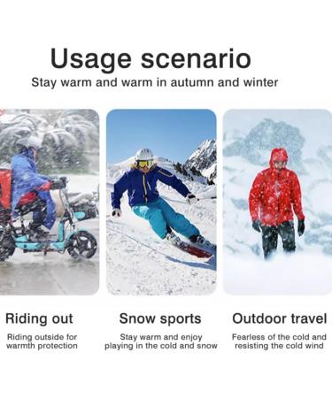 Fanmaikuail Storm Hood - Warm Windproof Balaclava for Skiing Motorcycling & Outdoor Activities - Breathable Knitted Face Mask (Blue) | International Shipping - Buy Online on GoSupps.com