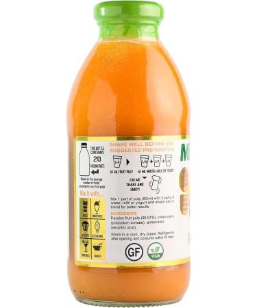 Mikhuna Passion Fruit Pulp 475ml - Ideal for Juice, Smoothies, Desserts, Cocktails, and Sauces - Buy Online on GoSupps.com