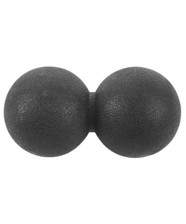 Pyugxab Tpe Ball Gym Fitness Ball Therapy Relax Exercise Portable Massage Ball Stress Relief Improve Blood Circulation Black
