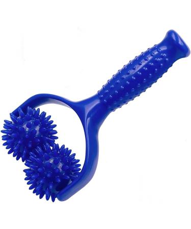 Ultimate Blue Bone Massage Roller with Handle - Interchangeable Fascia Balls for Pain Relief in Arms Legs Back & Shoulders - Buy Online on GoSupps.com