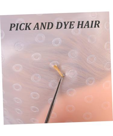 minkissy 2 Sets Hair Coloring Set Stretch Suit Hair Coloring Tools Crochet Kit Highlight Tipping Cap Highlight Cap Silicone Hair Tint Hat Silicone Hair Staining Cap Dyeing Hair Coloring Cap - Buy Online on GoSupps.com