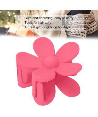 Durable Red Rose Flower Claw Clip - Big Hair Clip with Dual Locking Teeth for Girls & Women | International Shipping - Buy Online on GoSupps.com