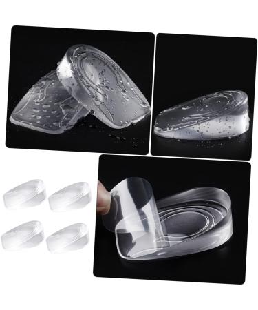 FOMIYES Height Increasing Insoles - 4 Pairs Gel Heel Cushions for Men | Invisible Shoe Lift Inserts for Extra Height - Buy Online on GoSupps.com