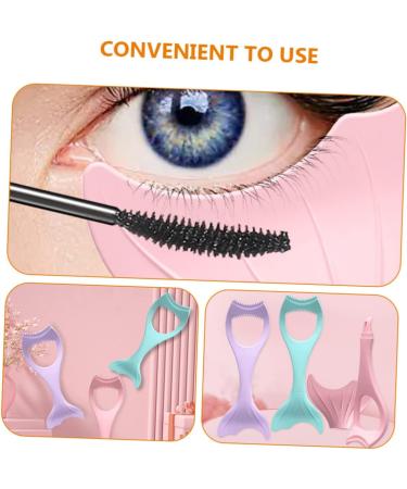 DOITOOL Mascara Brush Makeup Stickers Guard Eyelashes Brush Women Silicone Eyeliner Aid Mermaid Tail Eyelashes Eyeliner Shield Beauty Tools Woman Silica Gel Multifunction Pink Drawing Tool 15X5.7CM Pink - Buy Online on GoSupps.com