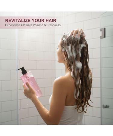 Shampooing la rose r gulateur de s bum et volumateur pour cheveux gras hydratation longue dur e et contr le du s bum soin capillaire pour femmes. (1PCS) - Buy Online on GoSupps.com