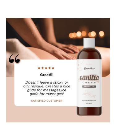 Tranquil Vanilla Body Massage Oil with Sweet Almond Oil - Relaxing Therapy with Jojoba & Coconut Oil - Buy Online on GoSupps.com