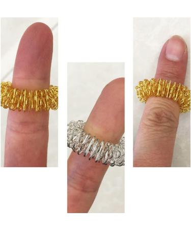 Shop Toyandona 20-Pack Finger Massage Rings - Spiky Sensory Toys for Stress Relief & Relaxation - Buy Online on GoSupps.com