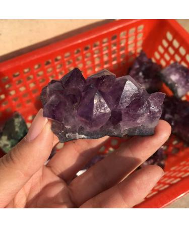 Natural Crystal Rough Home Decoration 70-80g Natural Dream Amethyst Quartz Crystal Cluster Specimen 85g s - Buy Online on GoSupps.com
